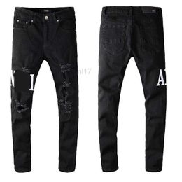 Men's Jeans Purple Jeans Men Jeans Designer Jeans Mens Skinny Jeans Luxury Designer Denim Pant Distressed Ripped Biker Black Blue Jean Slim Fit Motorcycle#129