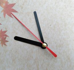 Whole 50PCS Metal Arms Black Hour Minute With Red Second Clock Quartz Hands from Chinese289M1848295