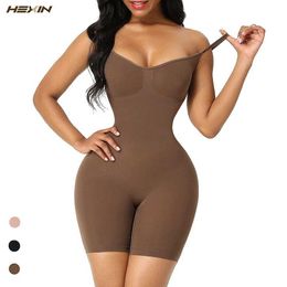 Women's Jumpsuits Rompers Berif Bodysuit Shapewear Women Tummy Control Full Body Shaper Fajas Seamless Waist Trainer Slimming Underwear Butt Lifter Shaper Y240504