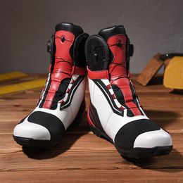 Professional New Winter Mountain Bike Shoes Riding Motorcycle Leather Waterproof Race Boots 001105941819