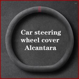 Steering Wheel Covers Car Cover 38 CM Alcantara Universal Leather Is Suitable For 99% Interior Parts