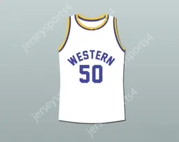 CUSTOM NAY Mens Youth/Kids SHAQ NEON BOUDEAUX WESTERN UNIVERSITY BASKETBALL JERSEY BLUE CHIPS MOVIE TOP Stitched S-6XL