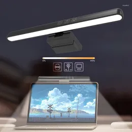 Table Lamps Eye-Care Desk Lamp 25cm LED Laptop Monitor Light Dimmable Reading USB Powered Hanging Clamp For Thin Screen