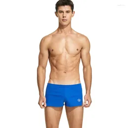 Underpants Youth Fashion Aro Pant For Men Casual Comfortable Pure Cotton Underwear Teenager Solid Colour Back Pocket Side Split Boxer Shorts