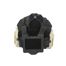 Tactical Helmet Cover For Maritime Helmet with NVG Battery Pouch Hunting 240428