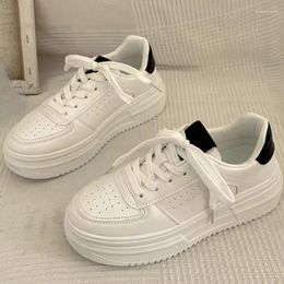 Casual Shoes Thick Soled Small White For Women's Spring Breathable Instagram Trendy Dad 2024 Versatile Comfort