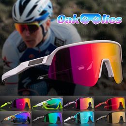 Oaklies Sonnenbrille für Frauen Sport im Freien Fahrradbrillen Sonnenbrillen Männer Sutro Sonnenbrillen hochwertige Nasenpolster Nicht -Slip -Lauf -Sonnenschandpolarisierte Linsen