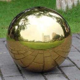 Garden Decorations Stainless Hollow Ball Seamless Mirror Sphere Gazing Balls Decoration