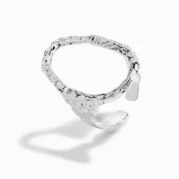 Cluster Rings 2024 Fashion Product Selling In Europe And America S925 Open Ended Women's Ring Versatile Elegant Design