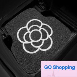 Quality Car Foot Mat Wire Ring Universal Single Piece Anti-Dirty Carpet Decoration Car Interior Car Mats Rear Row Floor Mat Suit