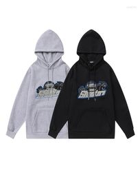 Men's Hoodies London Fleece Thick Hoodie Men Woman Blue Tiger Towel Embroidery Shooters Pullovers High Quality Hooded Sweatshirts1579948