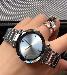 2019 new fashion stainless steel waterproof top gift clock brand women039s dress watch stainless steel quartz drill 34mm watch 2001843