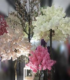 105cm Encryption Cherry Blossom Branch Artificial Flowers 3 Fork Sakura String Silk Flower For Wedding Background Wall Decoration6692237