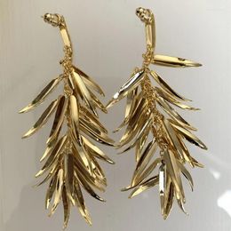 Dangle Earrings Gold Colour Tassel Exquisite And Cool Style Jewellery