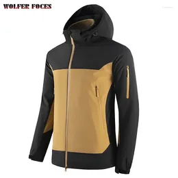 Men's Jackets Waterproof Windbreaker Hooded Sports Sweat-shirts Motorcycle Coat Mens Sweatshirt With Zipper Tracksuits Cold Male
