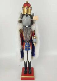 Christmas Decorations 162638CM Wooden Nutcracker Doll Soldier Shape Decoration Pendant Year Tree Ornament Birthday Gift Mouse Ki2707409