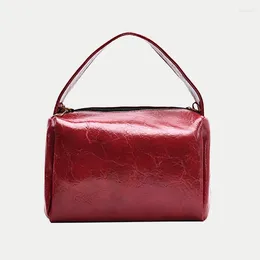 Shoulder Bags Casual Simple Style Women Solid Colour Underarm Purse Vintage PU Leather Crossbody Small Handbag Pouch