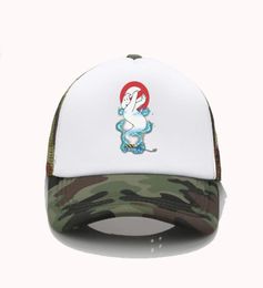 snapback hat Ghostbusters 1984 Film Trucker Hats Busted Mesh Net Baseball Cap Snapback Outdoor Kpop Sadjustable Peaked Hat For Men5991563
