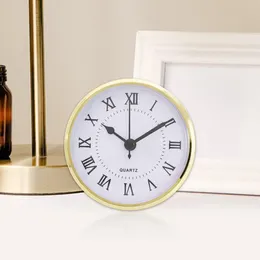 Clocks Accessories Roman Numeral Movement Face Insert Gold Trim Clock Mechanism Repair Replacement Classic Mute Tools