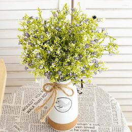 Decorative Flowers Autumn Gypsophila Artificial Flower Scene Decoration Table Decor Plant Home Wedding Party Plastic Fake Arrangement