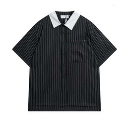 Rhude Tshirts 24Ss Classic Rhude Shirt Summer Heavy Fabric Couple Fashion Designer Brand Polos Shirts Tshirt For Mens New Style High Quality Rhude Polo Shirt 9020