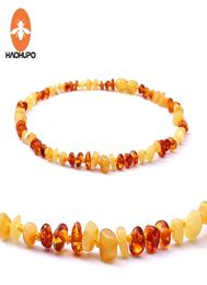 HAOHUPO Nature Baltic Amber Necklace Teething Jewellery Natural Amber Stones with Jute Bag GIC Individually8303973