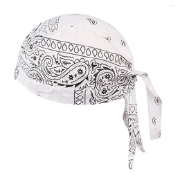 Bandanas Soft Cotton Chemo Durag Pre-Tied Beanie Headscarf Cover Hat