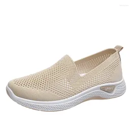 Casual Shoes Sports For Women Lightweight One Legged Lazy Soft Soled Women's Hollowed Out Breathable Mesh