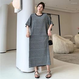 Party Dresses Japanese Korea Full Sky Star Diamond Silver Silk Sequins Short Sleeve Loose Summer Shirts Dress Fashion Women Casual