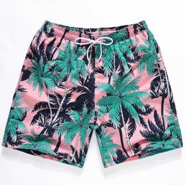 Sports quick-drying beach pants five-piece swimming printed large casual shorts men