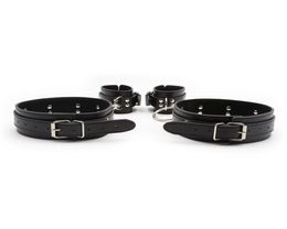 Leather Legs Hand Wrist Cuffs Bondage Belt Slave In Adult Games For Couples Fetish Sex Products Flirting Toys Women And Men3072836