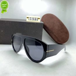 Designer Tom Sunglasses Wave Mask Large Frame Womens Men Polarised Glasses Acetate Fibre Hip Hop Luxury Classics Uv400 Protective 26X1