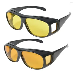 Sunglasses Anti-Glare Night Vision Driver Goggles Fashion Cycling Driving Enhanced Light Glasses Car Accessries