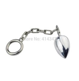 Latest design Chain Anal Plug With Scrotal Ring SEX TOYS A0417872150