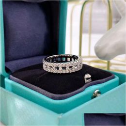 Band Rings Designer Ring Jewellery For Women Diamond Sterling Sier Versatile As Birthday Present Lovers Style Very Drop Delivery Dh9Lu