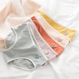 Women's Panties Cotton Solid Color Pantys Girl Briefs Underwear Sexy Lingerie For Female Ladies Shorts Soft Cute Underpants