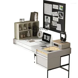 Decorative Figurines ZK Minimalist Solid Wood Desk Modern Small Apartment Computer Home Study Office Table