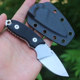 Shoes D2 Steel Fixed Blade Knife Full Tang Tactical Knife Black G10 Handle Portable Outdoor Small Survival Knives Camping Edc Tool