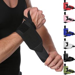 Fitness Wrist Wraps Weight Lifting Gym Straps Cross Training Padded Thumb Brace Strap Power Hand Support Bar Wristband y240423