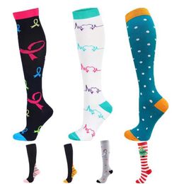 Socks Hosiery Universal Compression Socks ForMen Women Breathable Sports Socks Medical Care Socks Suitable For Varicose Vein Blood Circulation Y240504