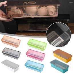 Storage Bottles Utensils Box Refrigerator Drainer Holder Cover Cutlery Chopstick With Kitchen Plastic Containers P7G2