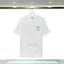 Men's T-shirts Mens t Shirts 24ss Tennis Club Oversized Men Women Hip Hop Letter Tops Pure Cotton White Shirtxh40