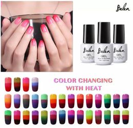 Belen All 32 Colours Transparent Nail Polish Temperature Colour Changing UV LED Gel Nail Polish Gel Lak Varnishes Gelpolish4816032