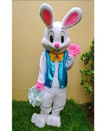 PROFESSIONAL EASTER BUNNY MASCOT COSTUME Bugs Rabbit Hare Adult Fancy Dress Cartoon Suit8917513