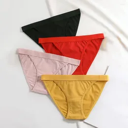 Women's Panties Women Low-rise Stretch Underwear Comfortable Cotton For Breathable Stretchy Solid Colours Sexy