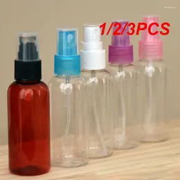 Storage Bottles 1/2/3PCS 120ml PET Empty Refillable Shampoo Lotion With Pump Dispensers Travel Storing Hair Conditioner