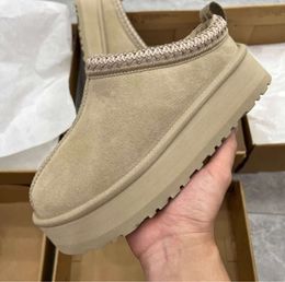 Designer Classic Ultra Mini Boots ricks ownes Platform Women Men Fur Sheepskin Tasman Tazz Chestnut Sand Mustard Seed slippers ug Winter Ankle shoe 6661ess