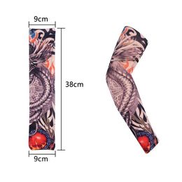 Sleevelet Arm Sleeves 1 unisex summer fake tattoo arm sleeve suitable for mens womens sun protection T-shirt UV hip-hop punk slider Q2404301