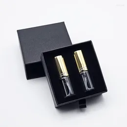 Storage Bottles 24PCS/lot Perfume Packaging Gift Box Paper Drawer Boxes For Perfumes 5ml Scale Empty Bottle Sample Set