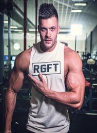 2019 New Style RGFT Hippop Summer Fashion Street trend Top JOG sleeveless GYM Summer men039s fitness running Raising Iron vest9725013